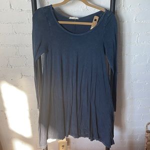 Blue t shirt dress
